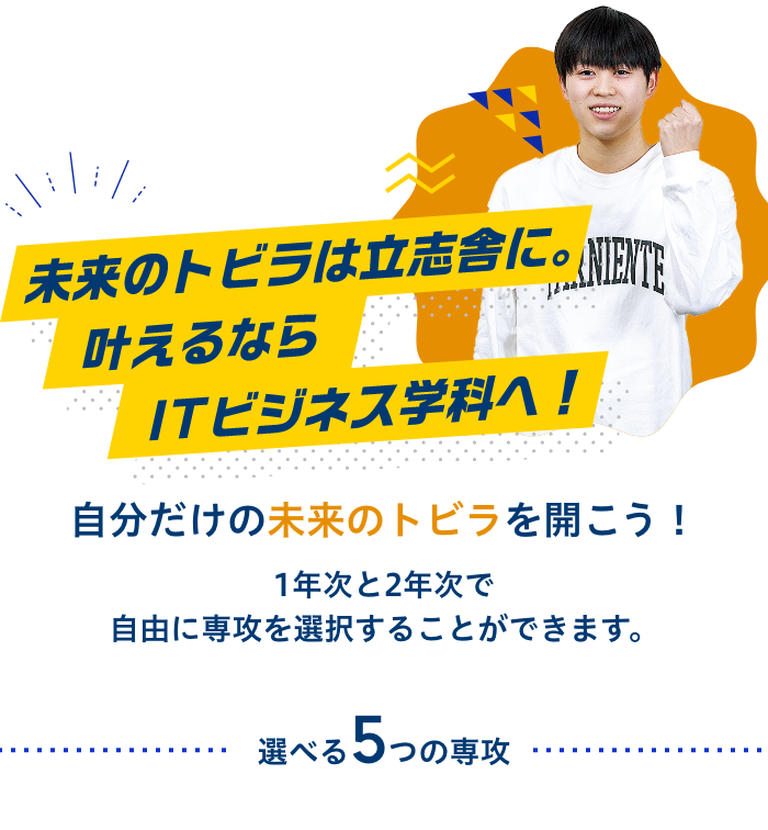 自分だけの未来のトビラを開こう！